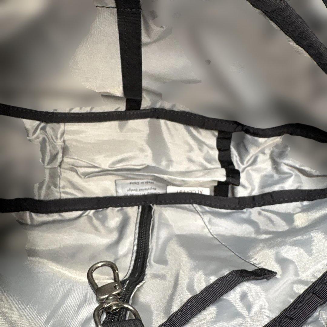 ミケ様AmeriBag HEALTY BACK BAGブラックレザーボディバッグ