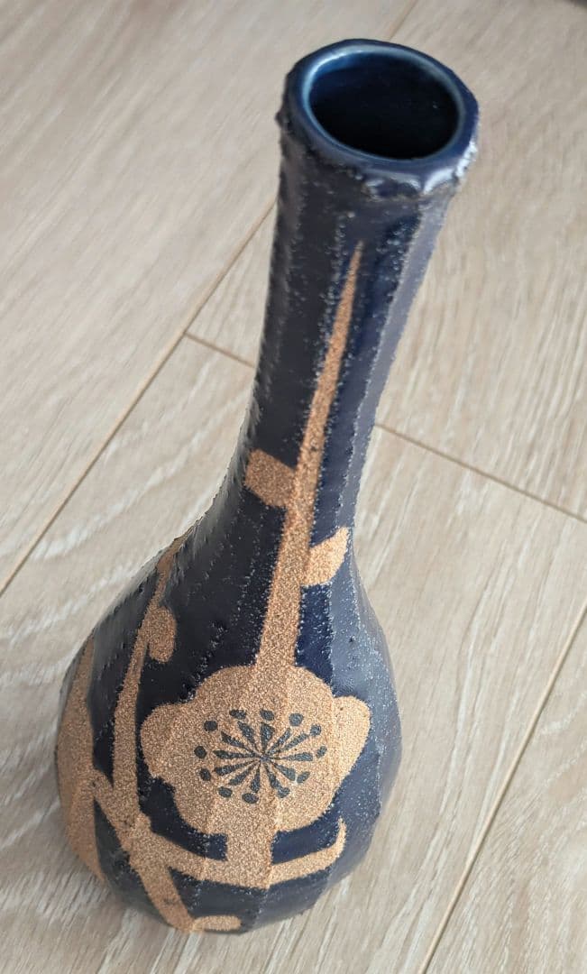 陶器製 灰皿＆徳利セット 木箱付き