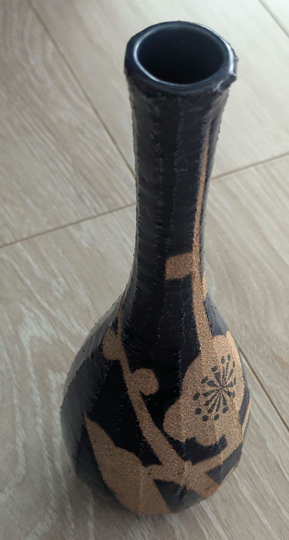 陶器製 灰皿＆徳利セット 木箱付き