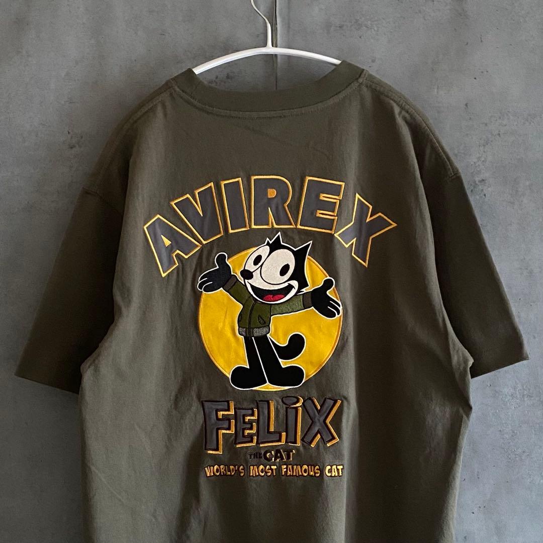 AVIREX × FELIX Tシャツ アヴィレックス フェリックス olive