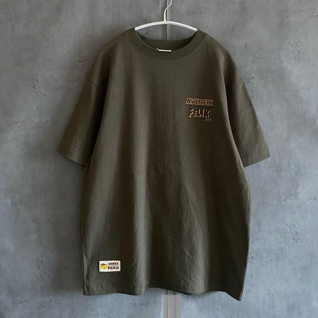 AVIREX × FELIX Tシャツ アヴィレックス フェリックス olive