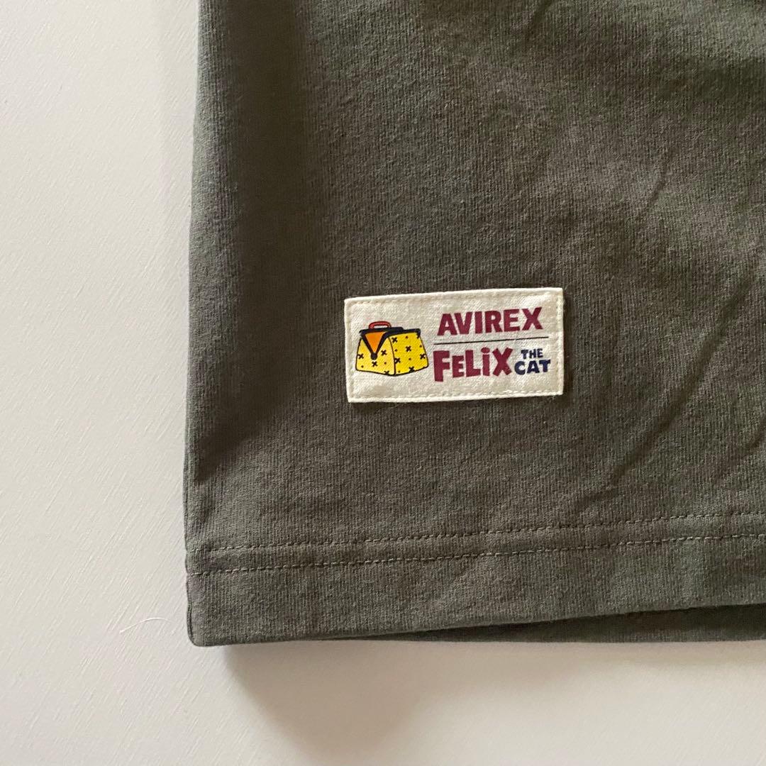 AVIREX × FELIX Tシャツ アヴィレックス フェリックス olive