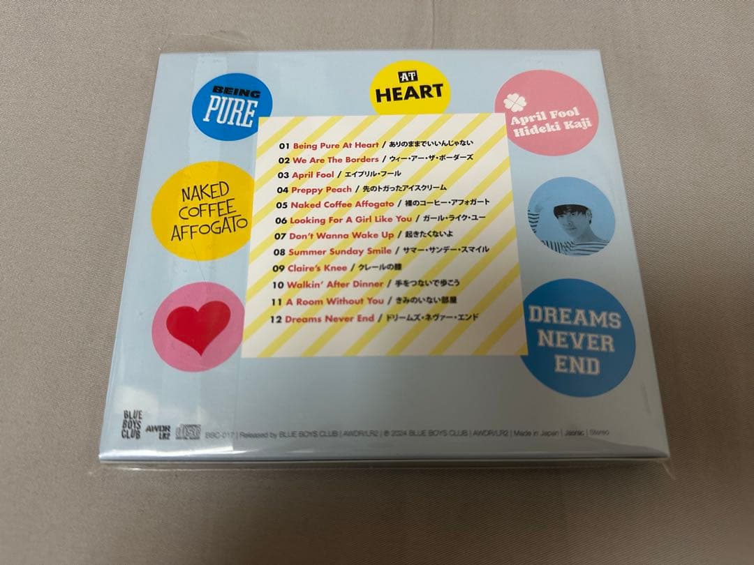 カジヒデキ BEING PURE AT HEART CD