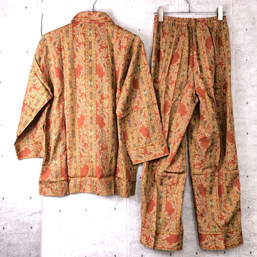 新品タグ付き ETRO ペイズリー柄 パジャマ 上下セット Mサイズ
