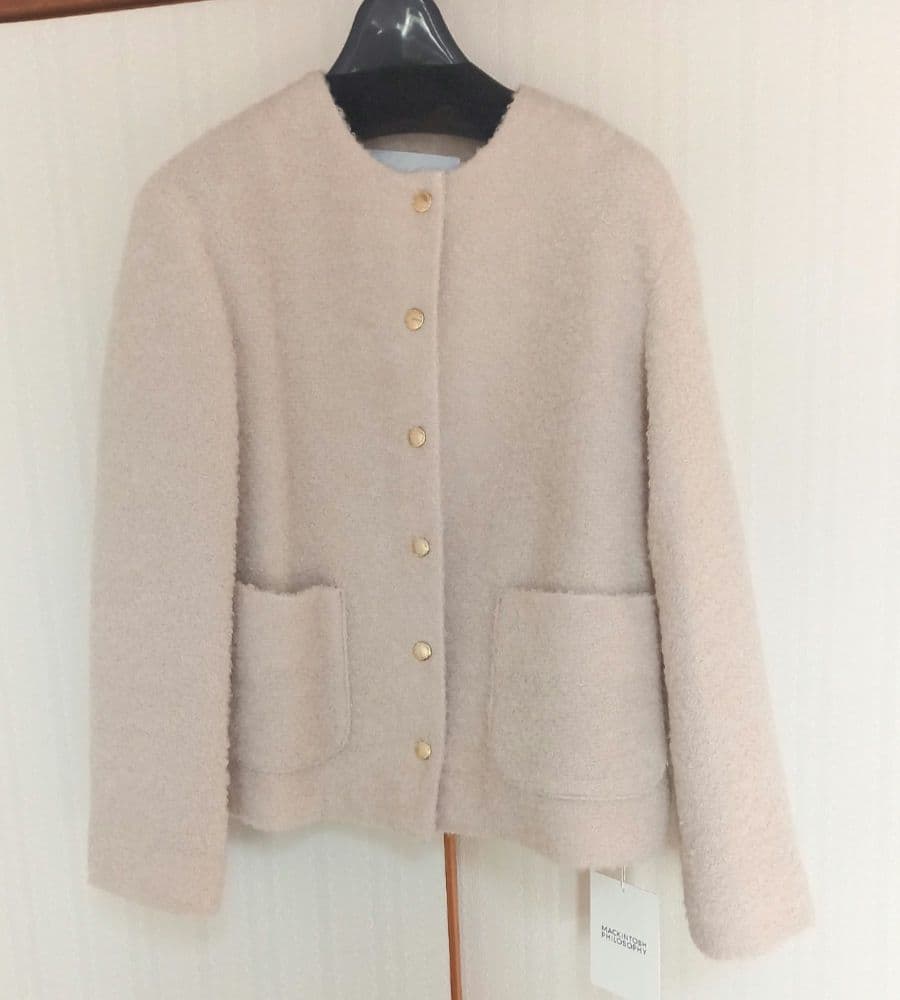 【新品】マッキントッシュ フィロソフィー HESSLE ノーカラーショートコート