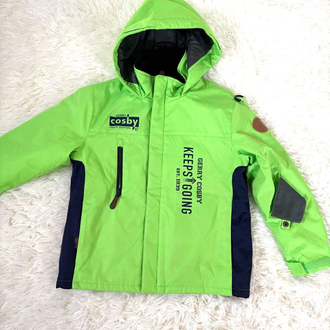 美品☆cosby コスビー　スキーウェア キッズ　140 上下セット　緑　スノボ