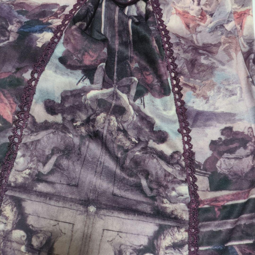 OZZ ANGELO/オッズアンジェロ 絵画プリントキャミソール ゴシック