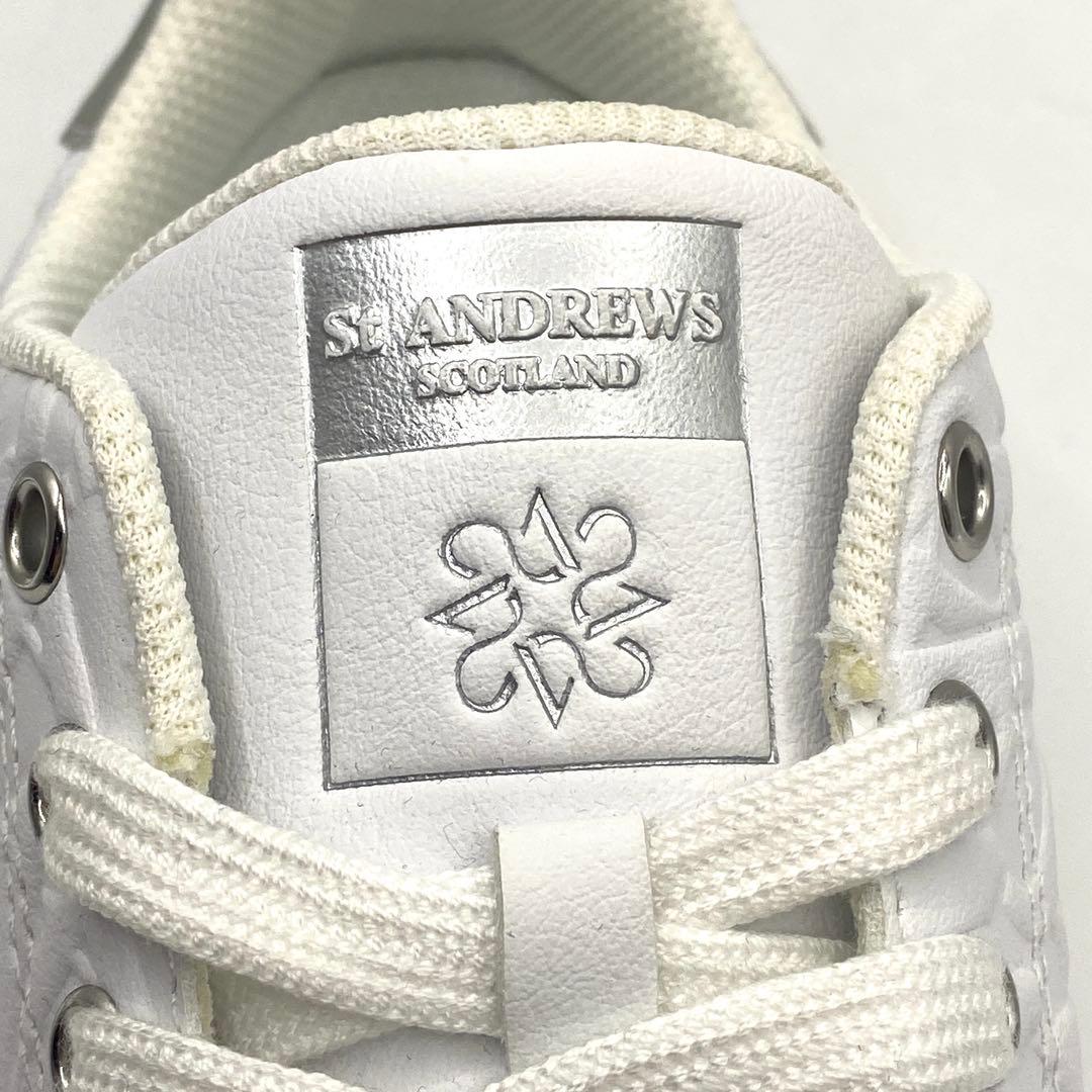 【未使用】定価3.7万円 St ANDREWSエンボススパイクレスシューズ