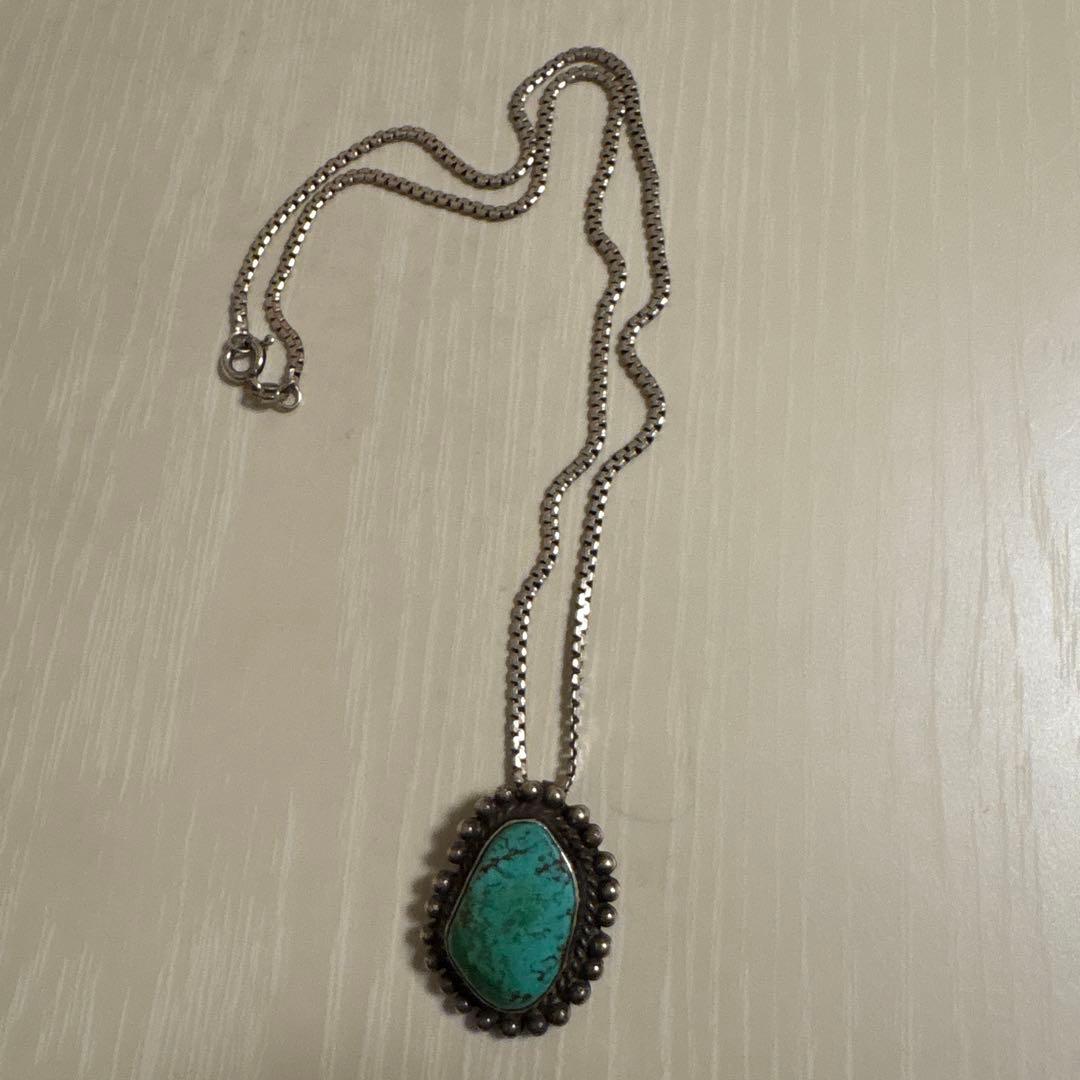 ターコイズ　ナバホ族　Sterling Silver 925 Turq