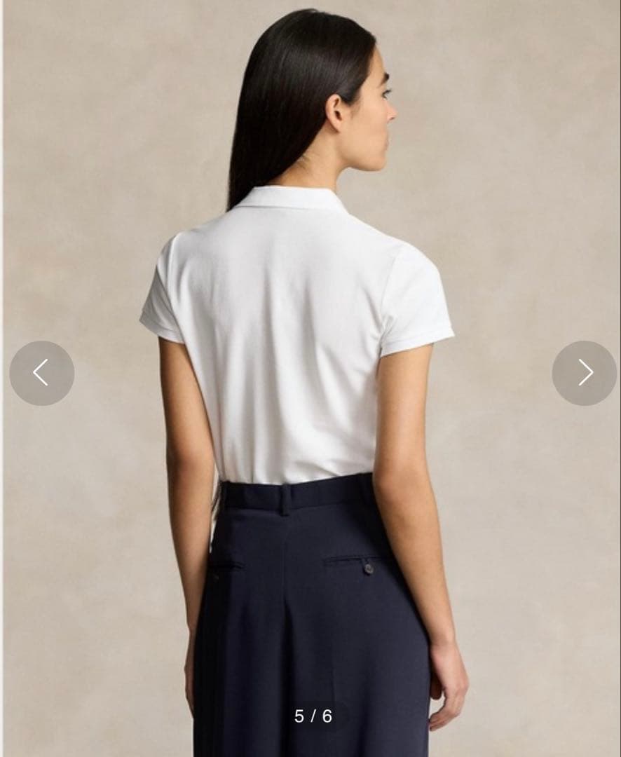 POLO RALPH LAUREN スリム フィット ストレッチ ポロシャツ