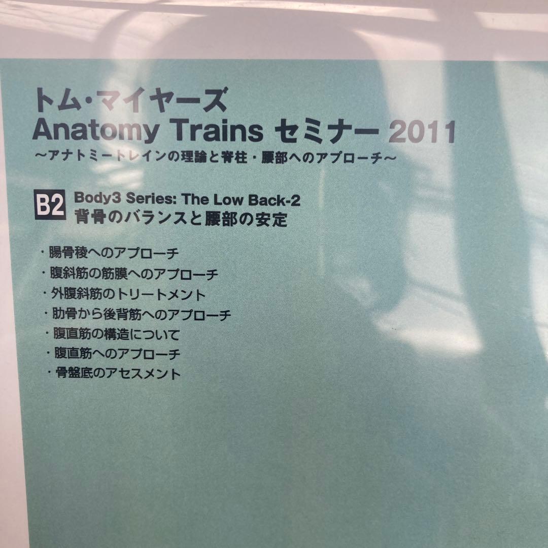 トム・マイヤーズ Anatomy Trains セミナー 2011 6枚セット