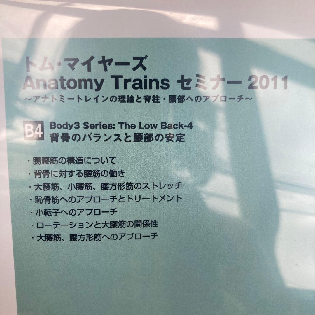 トム・マイヤーズ Anatomy Trains セミナー 2011 6枚セット