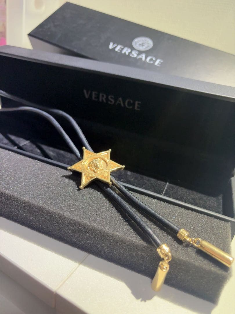 VERSACE チョーカー ループタイ フェリフ ゴールド