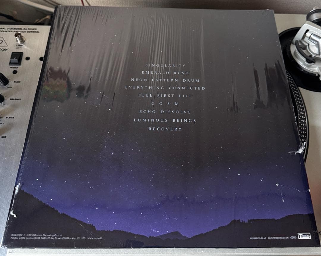 未再生JonHopkins/Singularity限定ブルー盤2LPシュリンク付