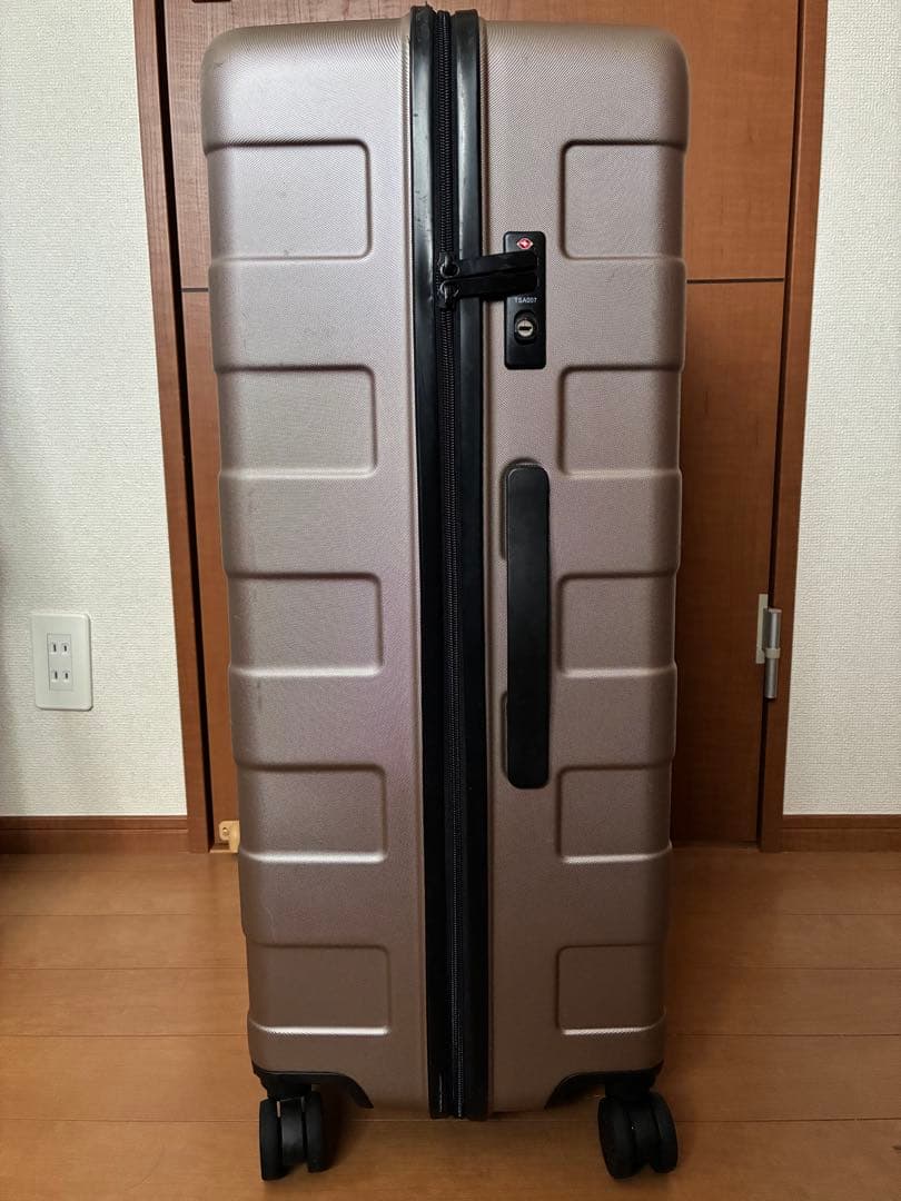無印良品 大型105L キャリーケース キャスターストッパー付き スーツケース