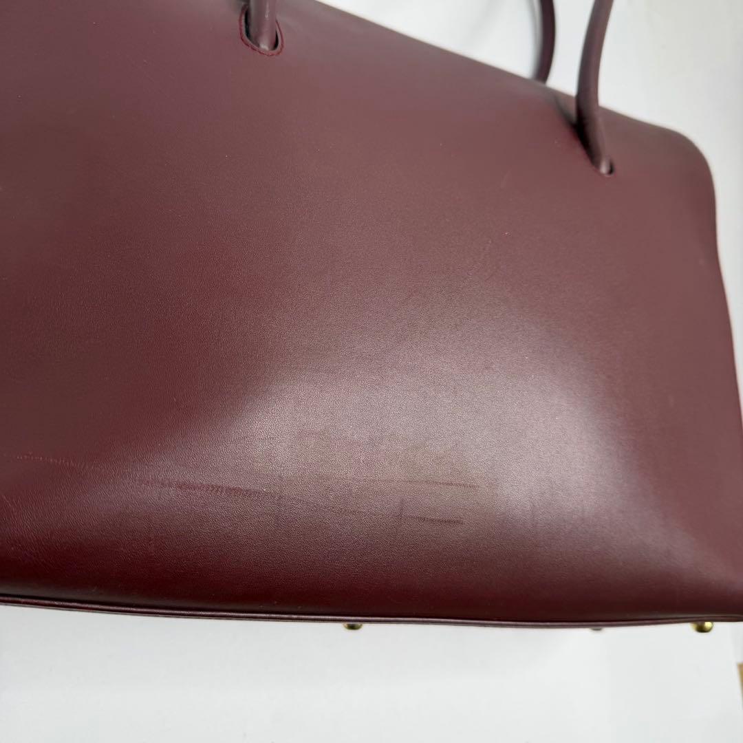 【希少✨️】カルティエ ボストンバッグ マストライン チャーム付き