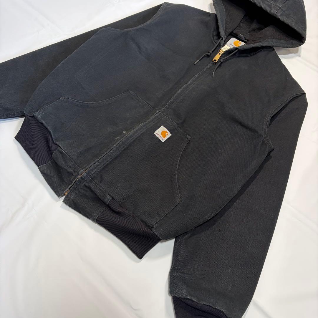 [S] Carhartt - J131 BLK ￼アクティブジャケット ブラック