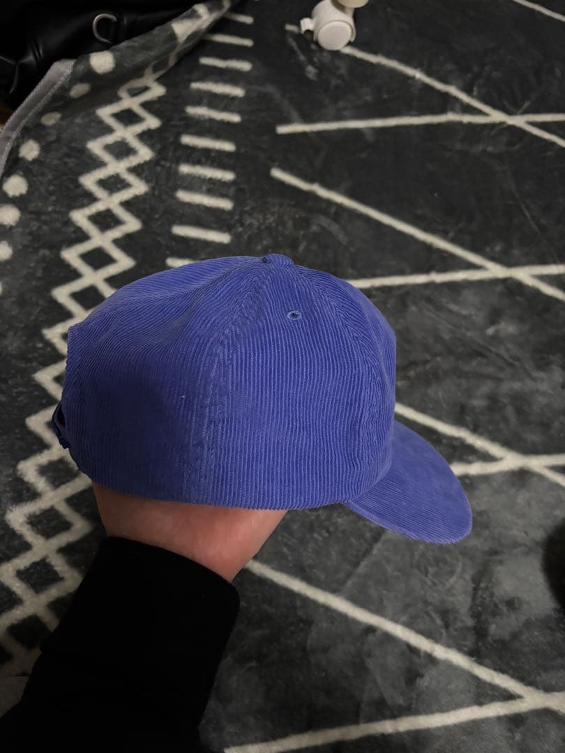 Supreme キャップ　青