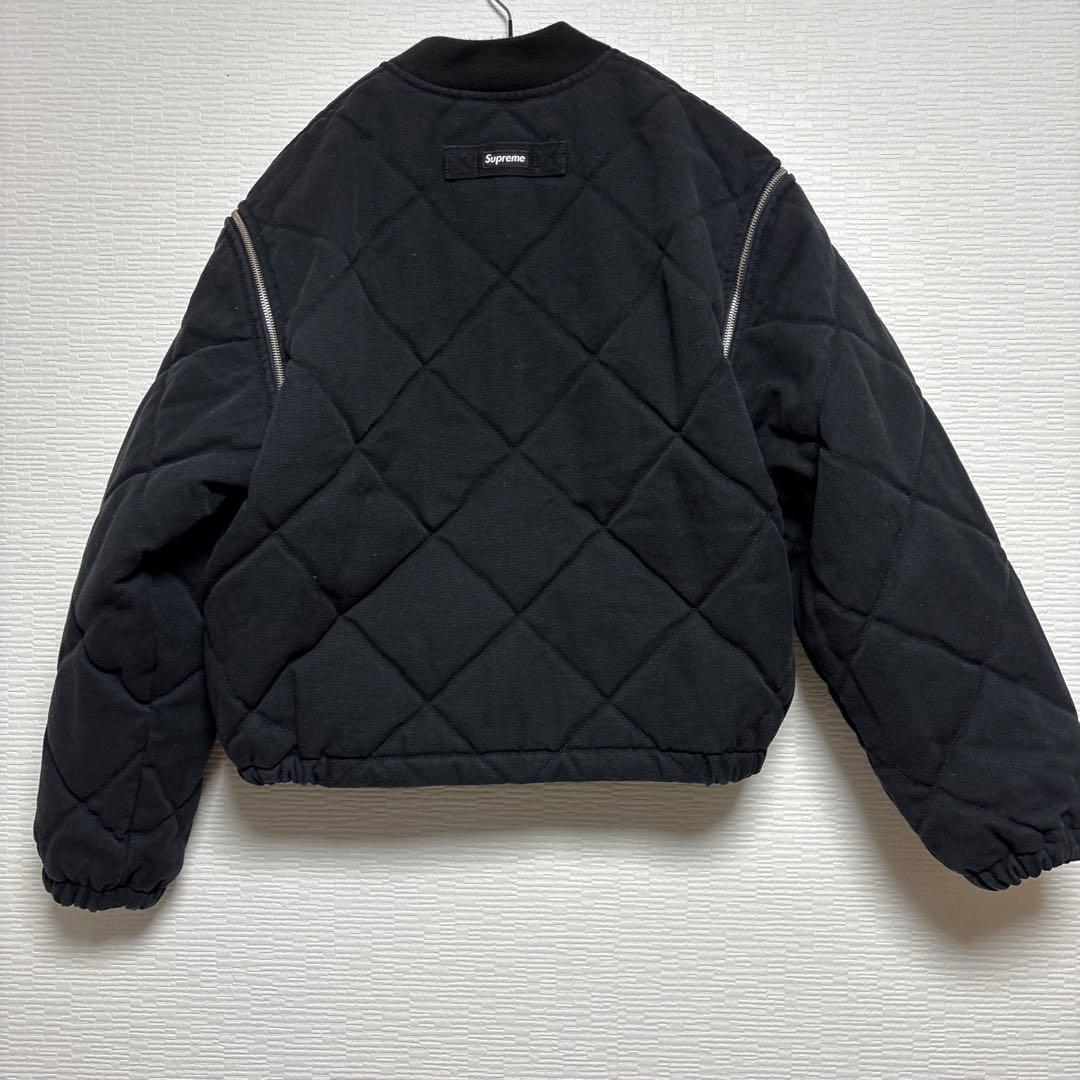 ジャケット・アウター supreme Zip-OffSleeveQuiltedBomberJacket