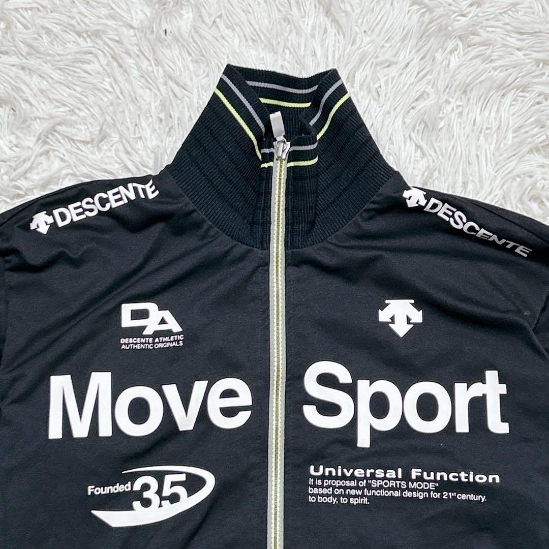 【2347】✨美品✨ デサント ムーブスポーツ ジャージ セットアップ 黒