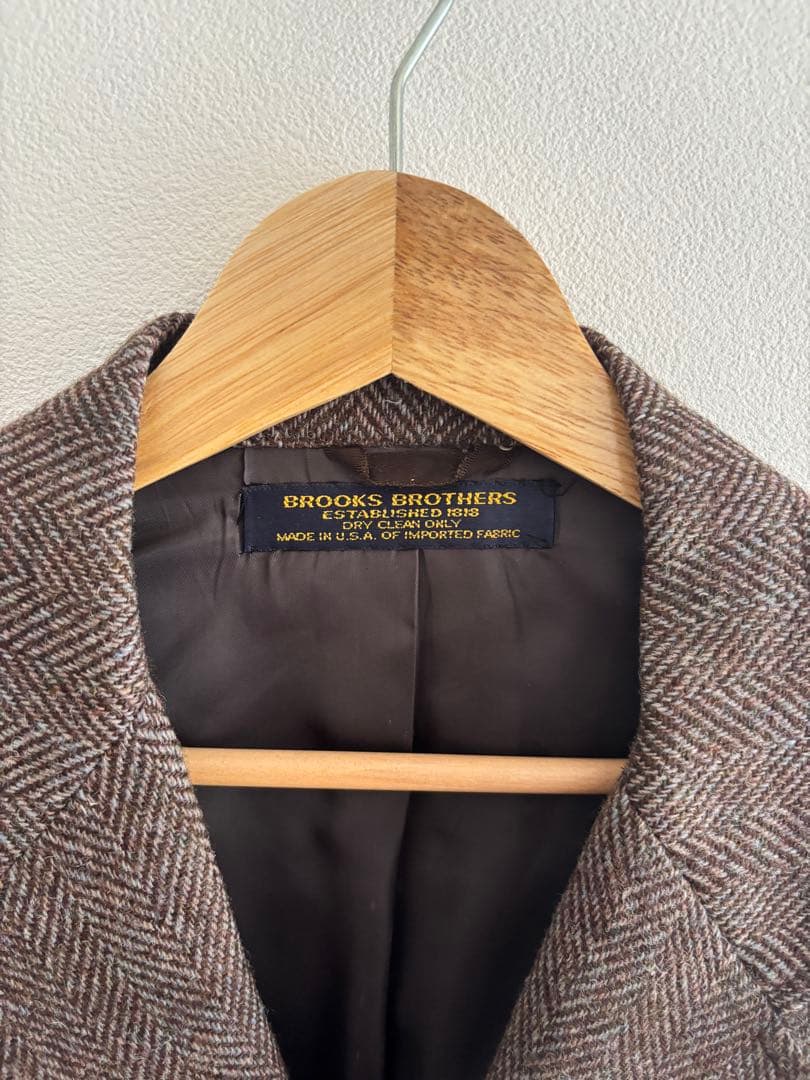 Brooks Brothers テーラードジャケット ヘリンボーン