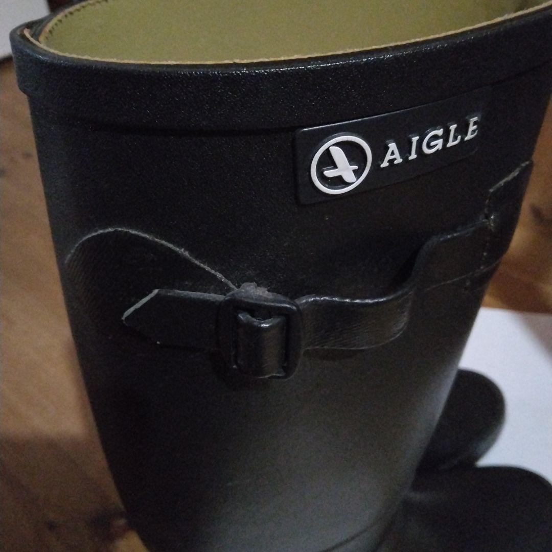 AIGLE ブラック 38サイズ
