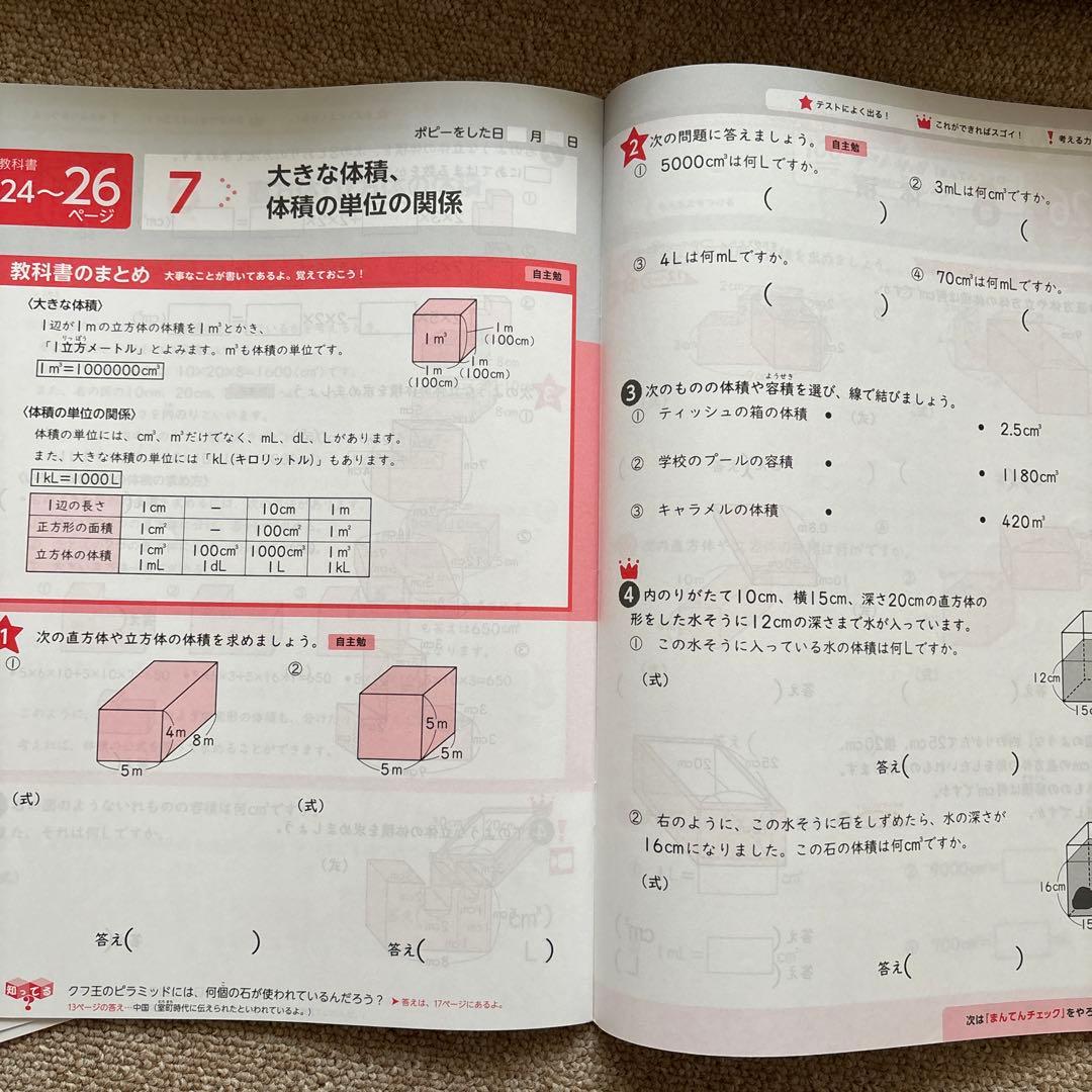 ポピー 小学5年 2024年〜2025年 4月〜3月 (１年分)