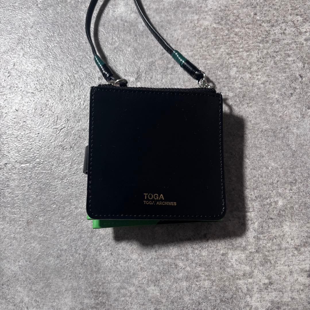 TOGA archives トーガ バイカラー ウォレット 短財布 ショルダー