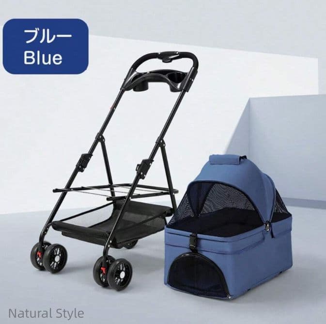 ペットカート2way分離式対面式折り畳みコンパクト多頭飼いに最適小型中型犬猫対応