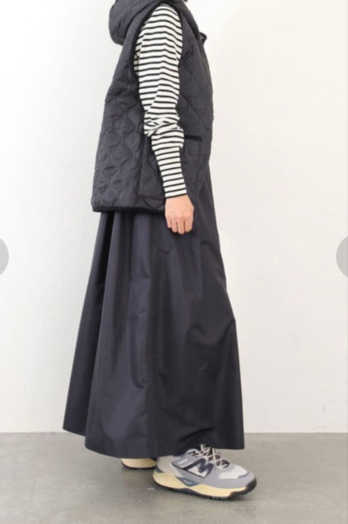 journal standard luxe タフタ ギャザースカート　22aw