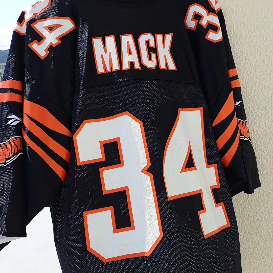 リーボックReebok ベンガルズ リバーシブルゲームシャツ mack 34。