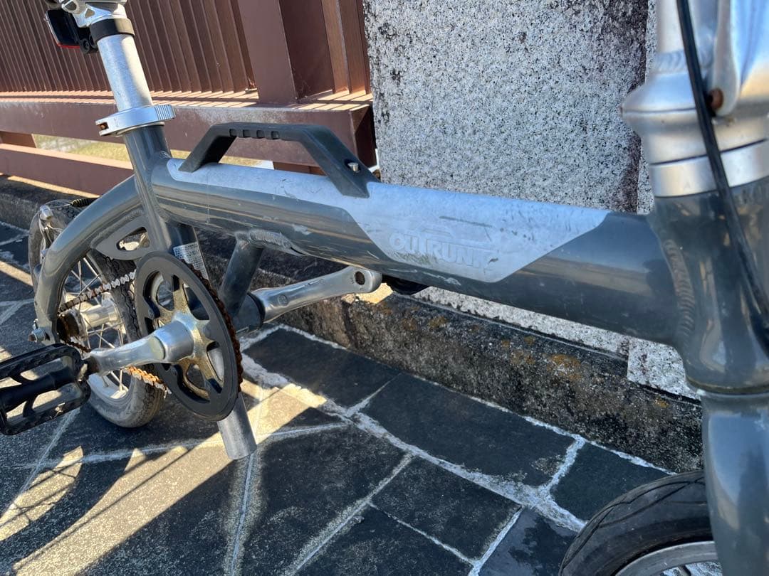 未整備　OUTRUNK 14インチ　折り畳み自転車　アウトランク