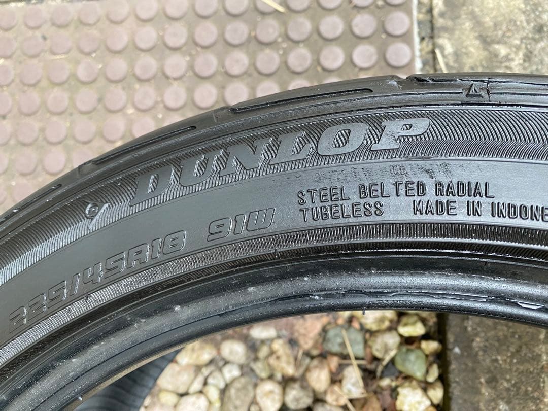①゛アメチェ゛ 22年製 ダンロップ 225/45R18 DZ101