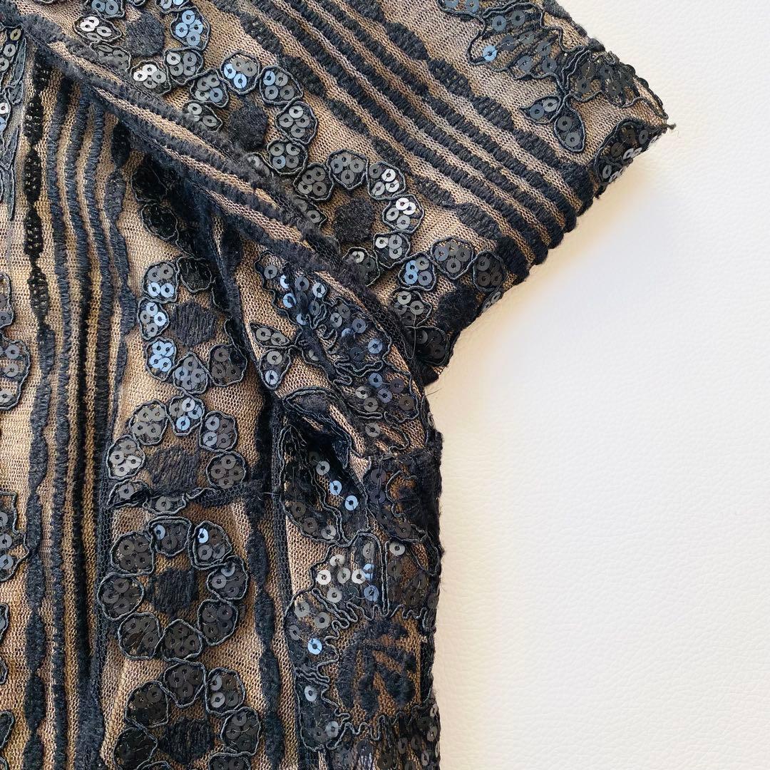 【美品】タダシショージ　LINDEN CROPPED BOLERO　スパンコール