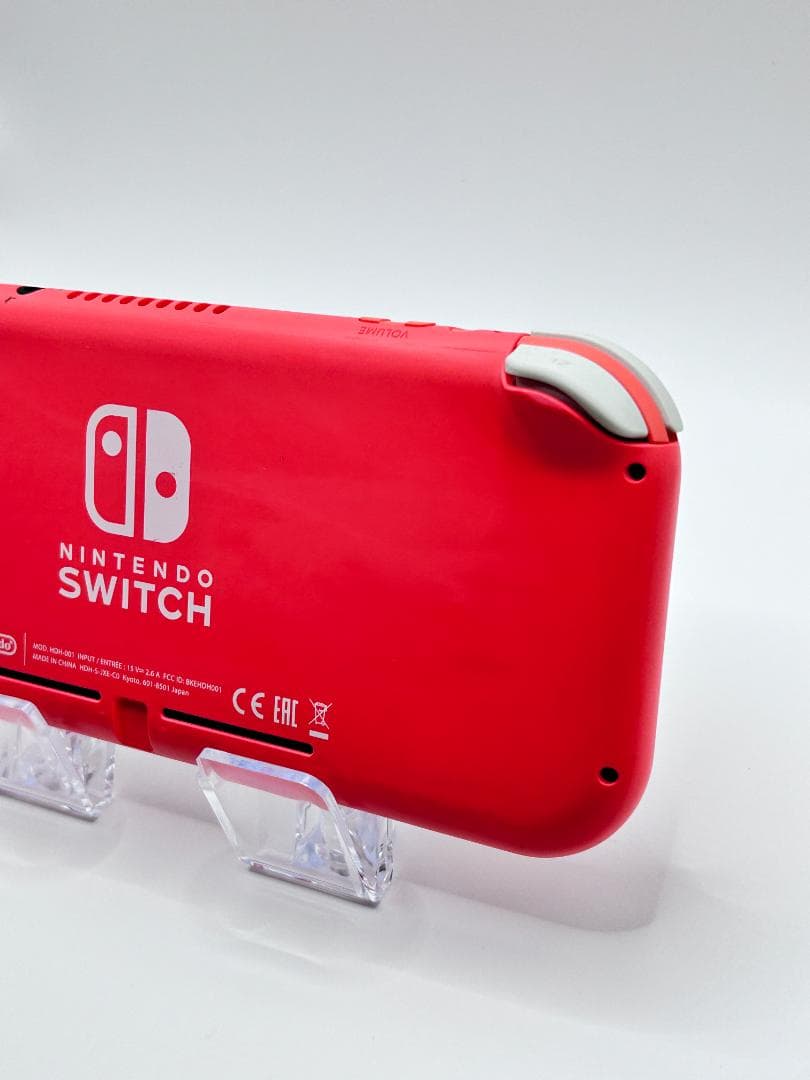Switch Lite 本体 充電器 箱 コーラル 動作確認済 #218