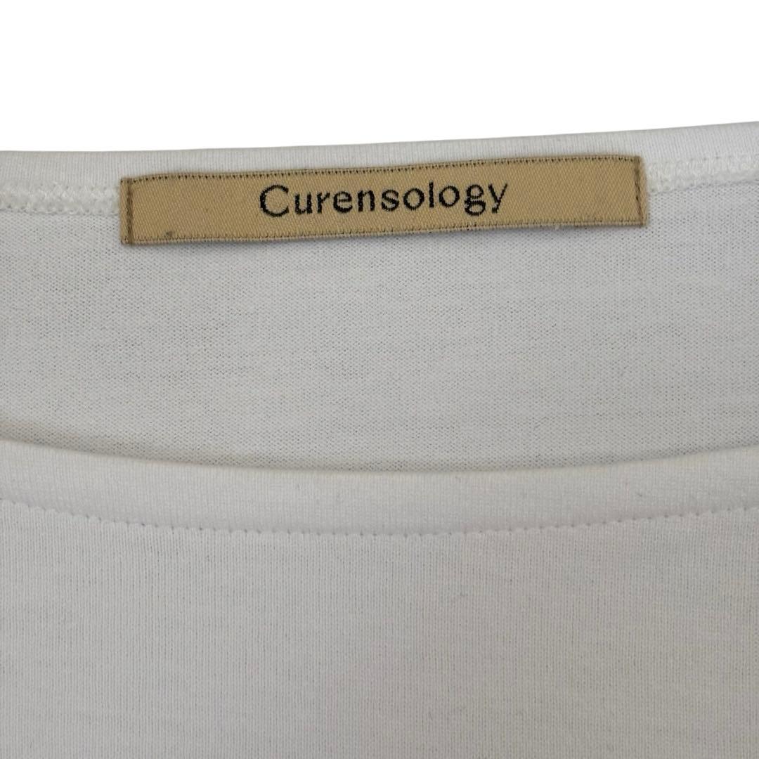 Curensology 2025SS バックシャーリングT ボートネック 美品