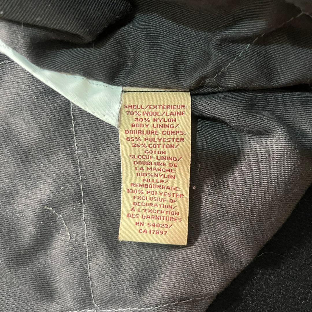 90s 古着 OLD NAVY ウール スポーツジャケット 黒 スイングトップ