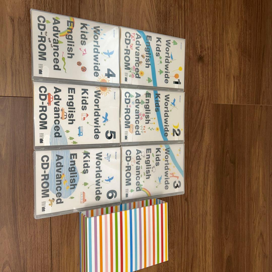 ベネッセ英語教材　Worldwide Kids English DVD、CD
