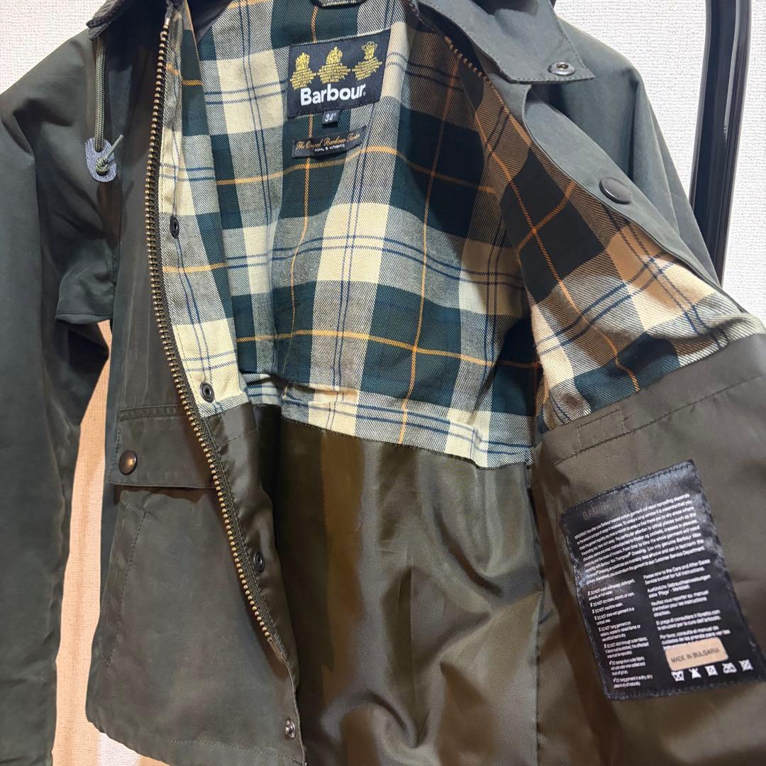 Babour SL SPEY オイルドジャケット　セージ　34