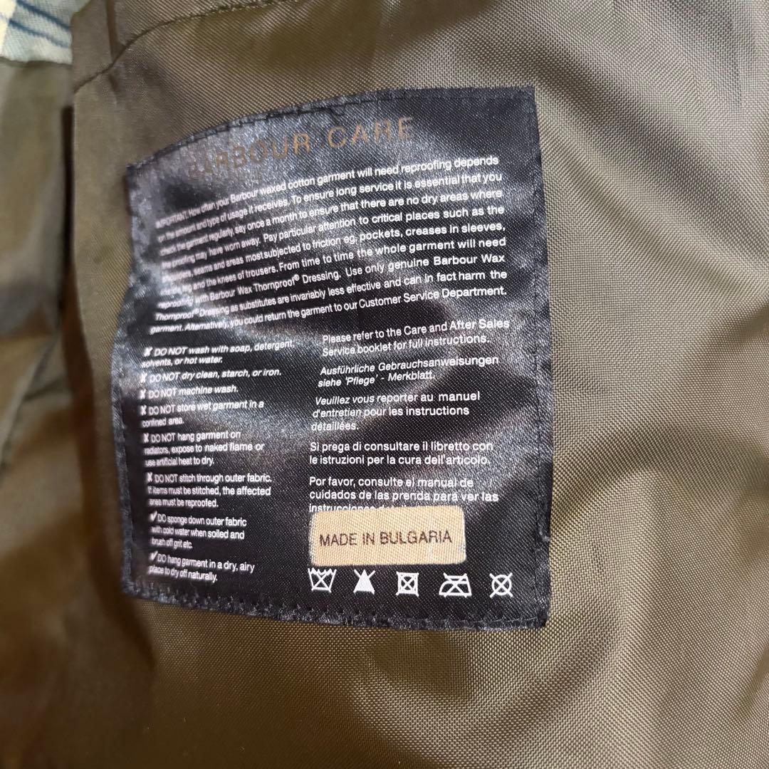 Babour SL SPEY オイルドジャケット　セージ　34