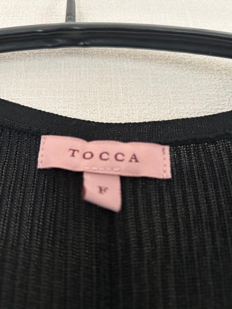 TOCCA AJISAIロングカーディガン　サイズ　F ブラック