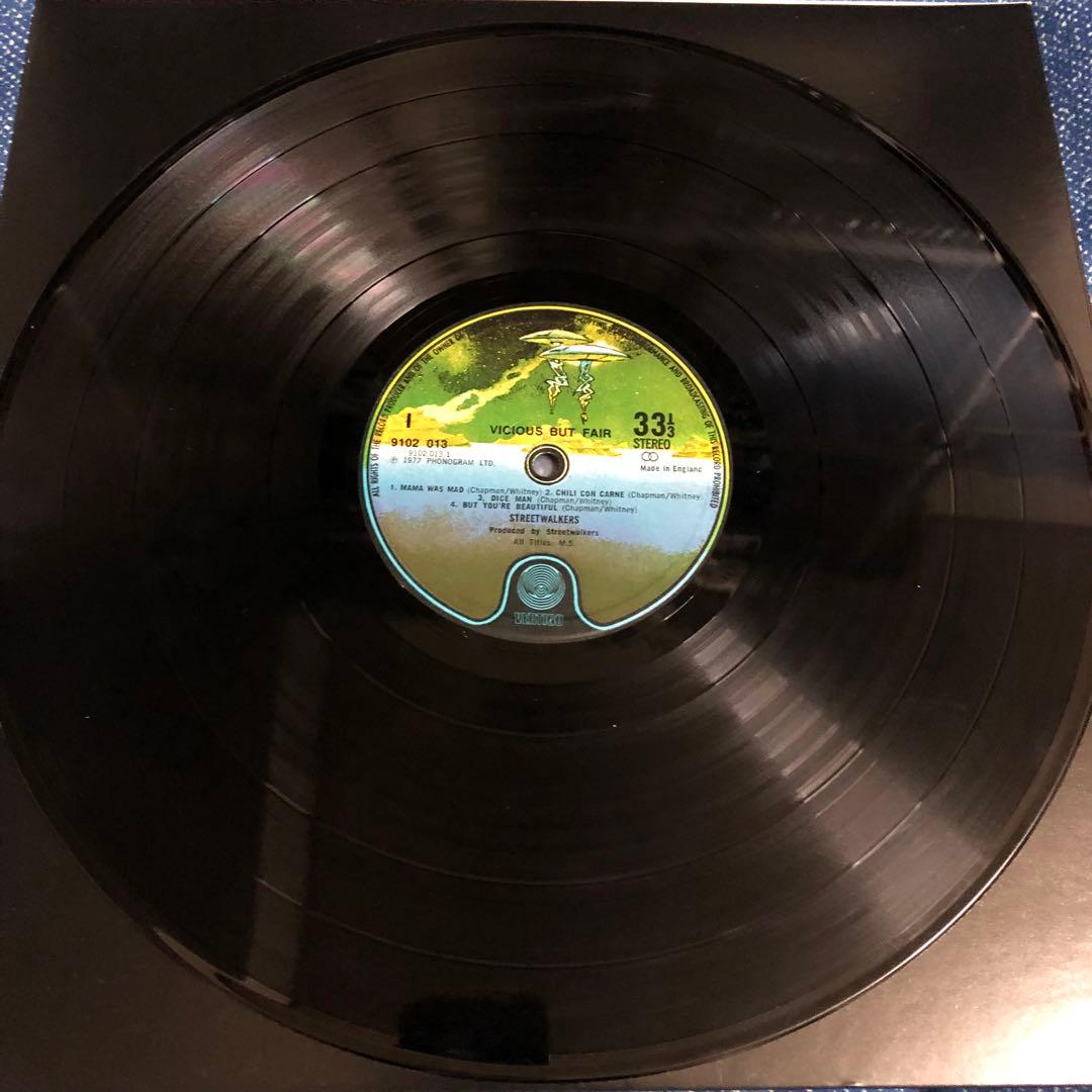 ［珍盤］Streetwalkers Vicious But Fair レコード