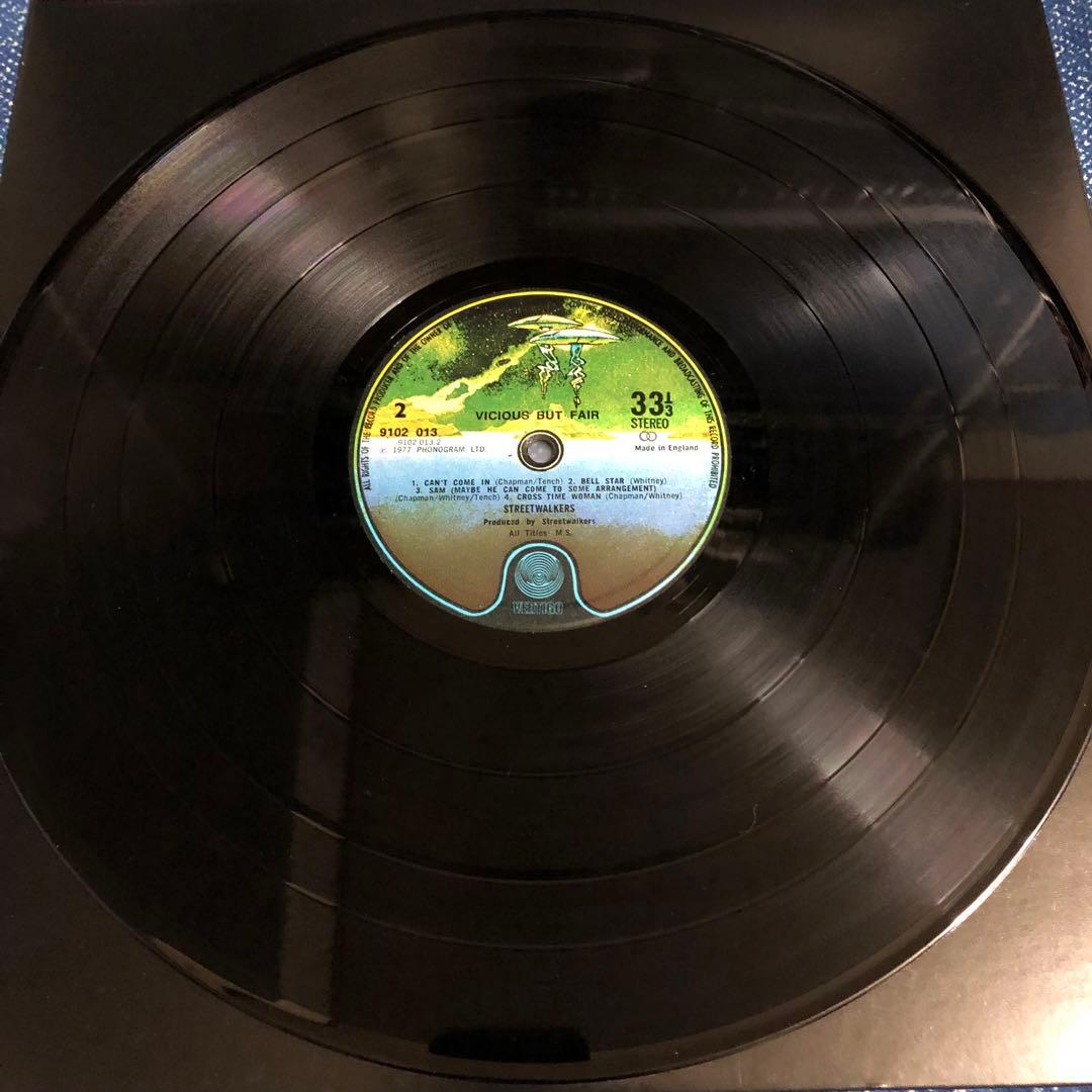 ［珍盤］Streetwalkers Vicious But Fair レコード