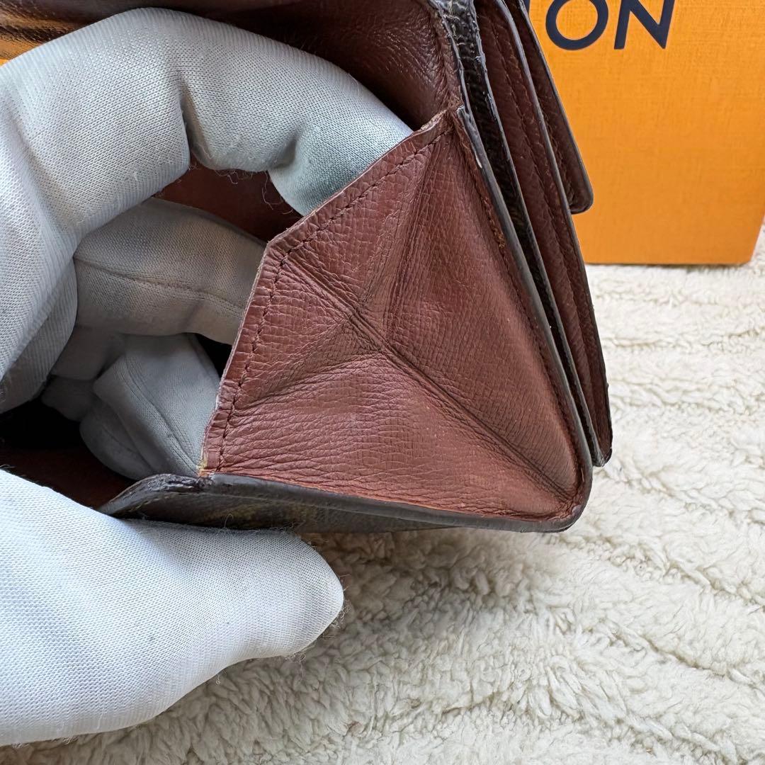 ルイヴィトン モノグラム Wホック財布　二つ折り財布 LOUIS VUITTO