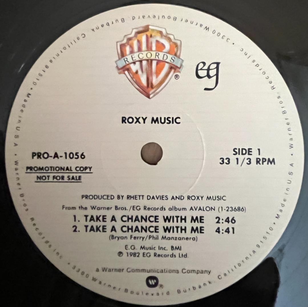 洋楽 12\" ROXY MUSIC TAKE A CHANCE WITH ME