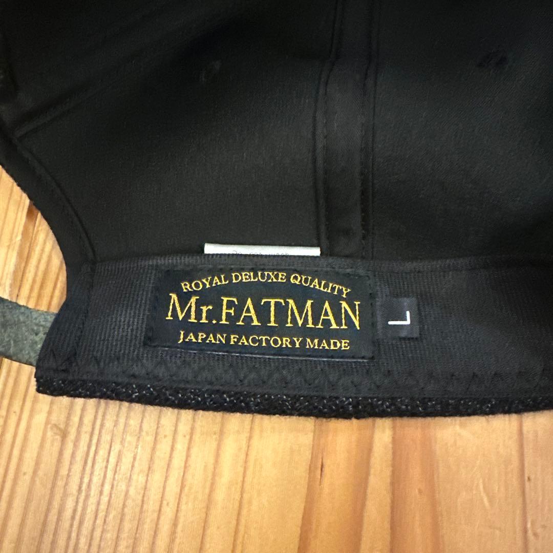 Mr.FATMAN WOOL CLASSIC LEATHER CAP ブラック