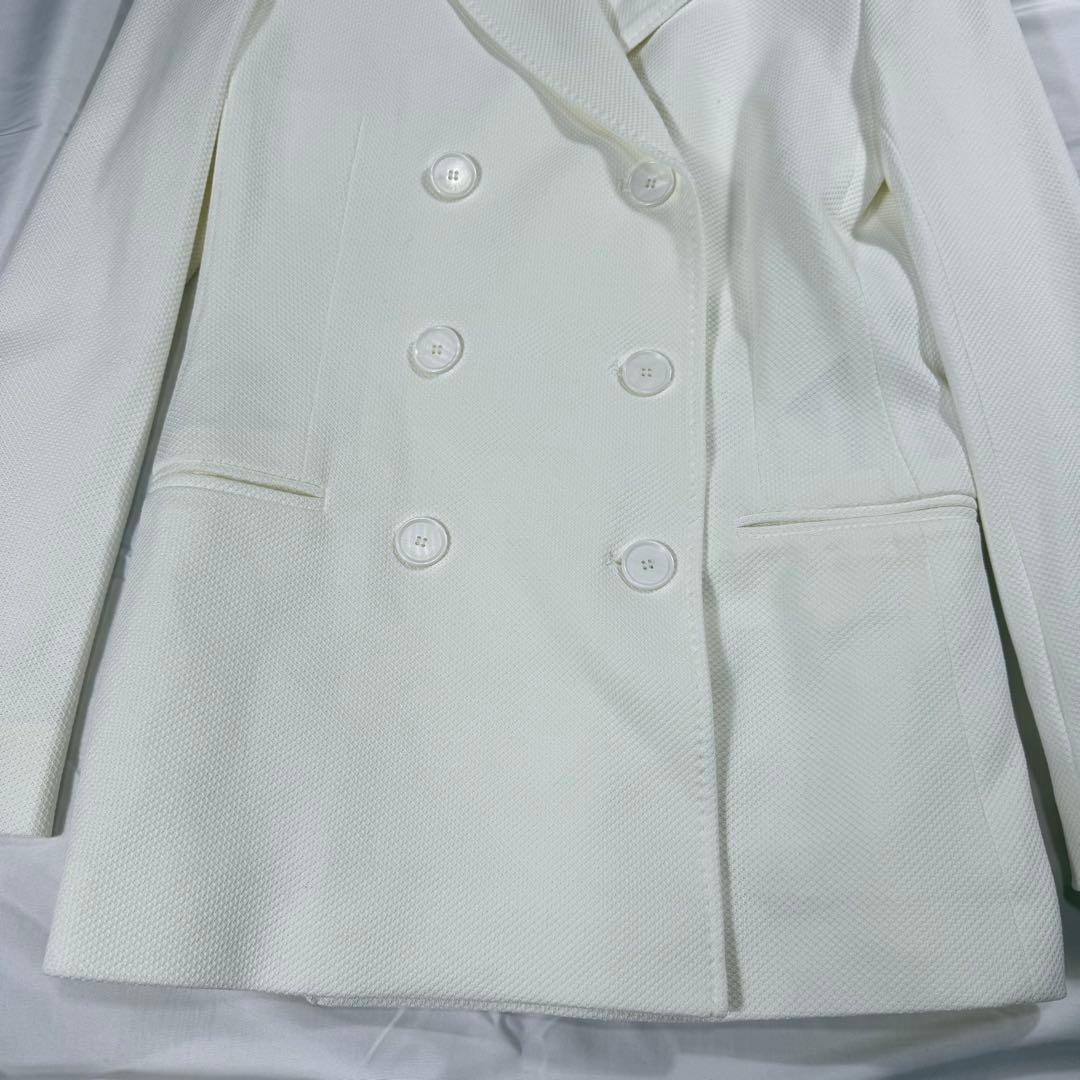 【美品】Max Mara Studio ダブルジャケット レディース 白