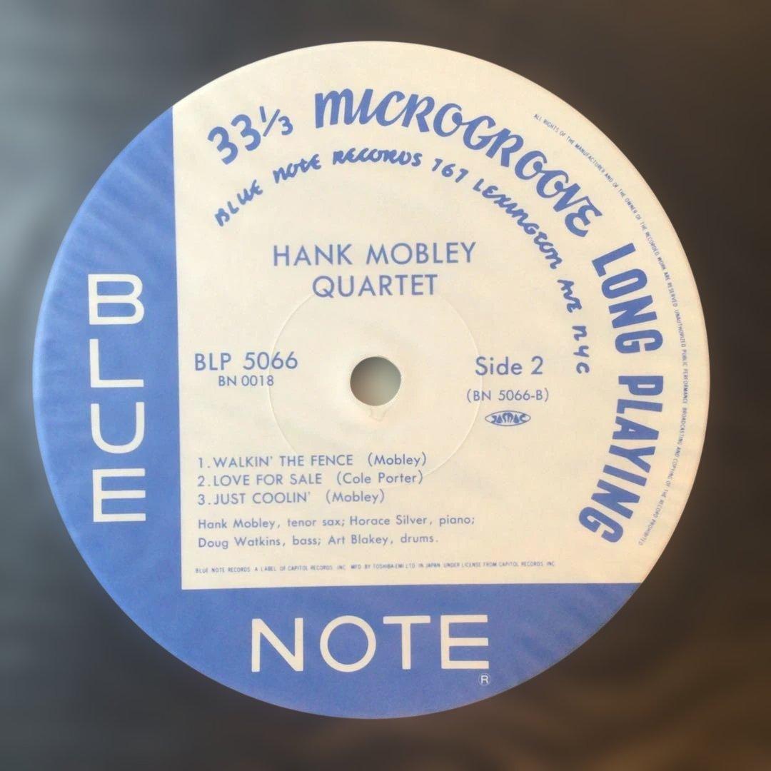 Blue Note　LP　5000番台　ハンク・モブレー・カルテット