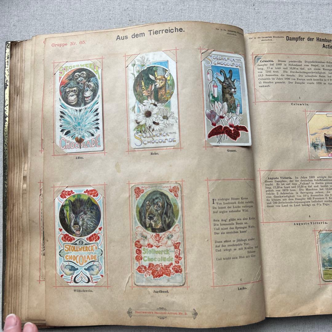 稀少 アンティーク洋書 Albumアルバム ドイツ古書