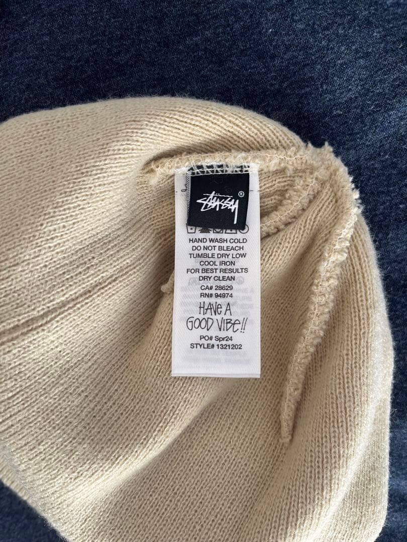 帽子 Stussy SKULLCAP BASIC LOGO STITCH 24ss